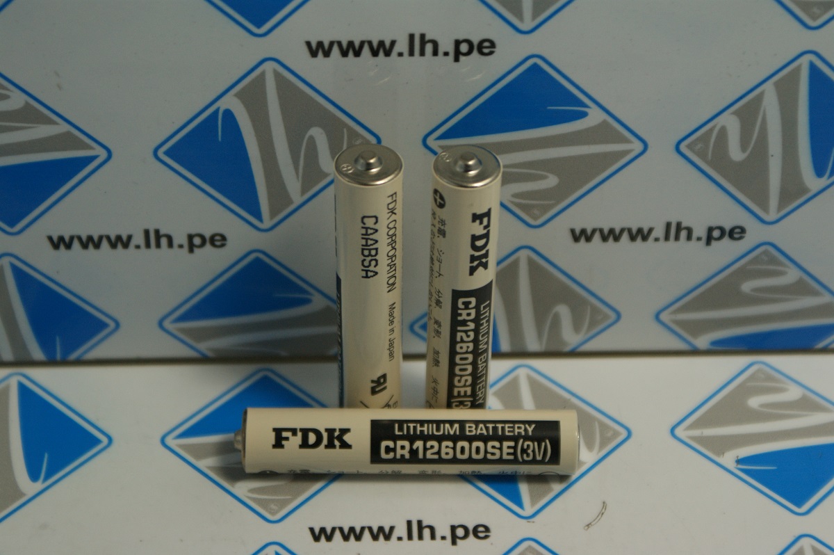 CR12600SE    Batería Lithium 3V, 1400mAh